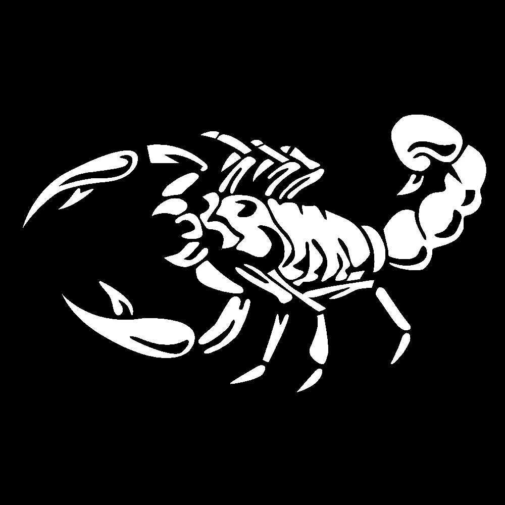 1 Pcs Fashion 3D Big Scorpion Reflective Personalized Car Styling Bumper Stickers Vinyl Decal Sticker Scratch Body Cover