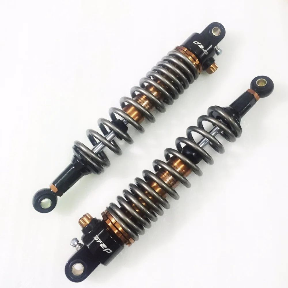 340MM 350MM 360MM 380MM Motorcycle Suspension Shock Absorbers for Honda Yamaha Suzuki Kawasaki KTM Dirt bikes Gokart ATV