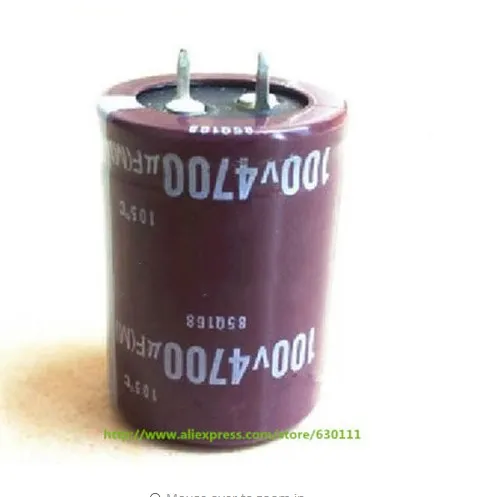 5PCS 100V 4700uf Electrolytic Capacitor Radial 4700UF 100V 35x50mm