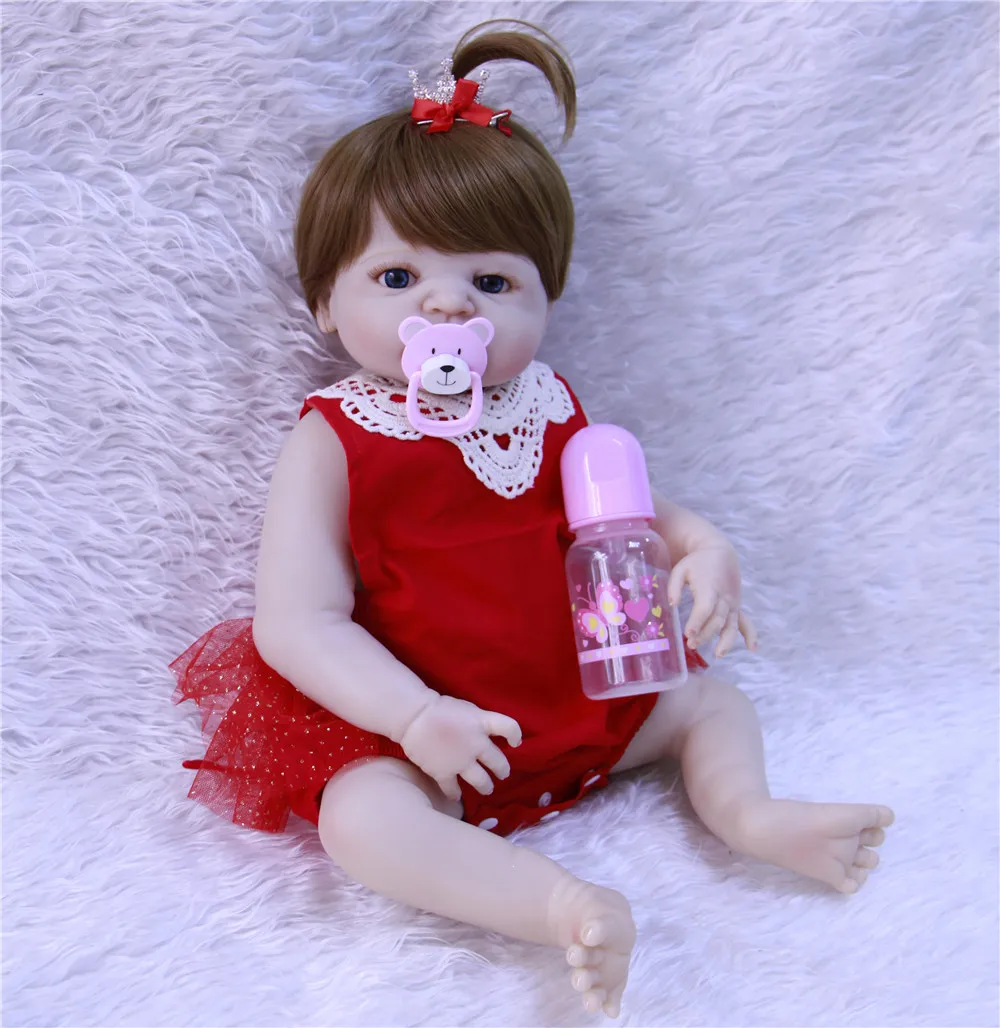 DollMai full silicone reborn baby girl dolls 23