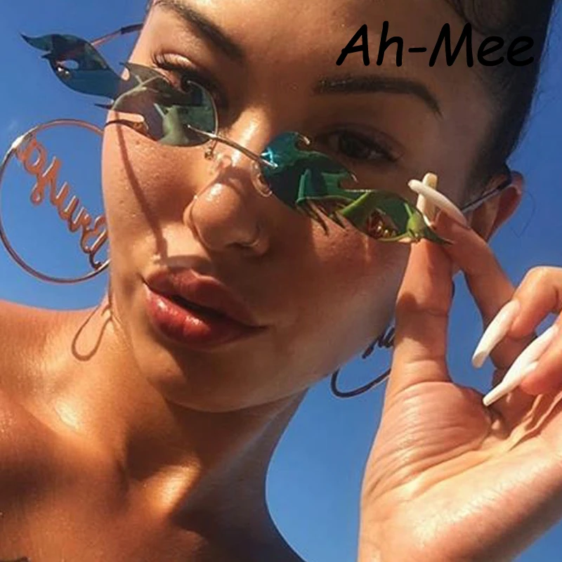 

Luxury Cat Eye Sunglasses Women Vintage Brand Designer Sun Glasses Men Small Metal Shades For Women Trendy Mirror Eyewear UV400