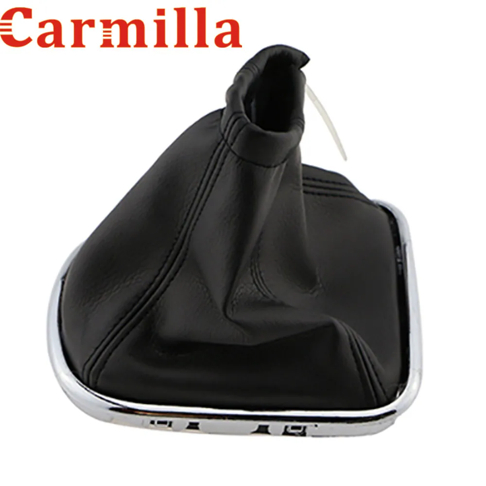 Carmilla Gear Shift Knob Dust Cover Stylish Vehicle Leather Gear Shift Knobs Boot Covers For Chevrolet Cruze 2009 + Car Parts