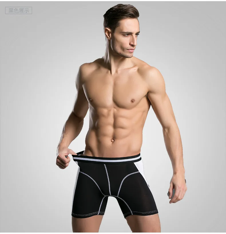 [Super Quality] Comfortable Modal Antibacterial Comfortable Long Leg Short Leg Men\'s Boxers Shorts Male Underpants Man Underwear