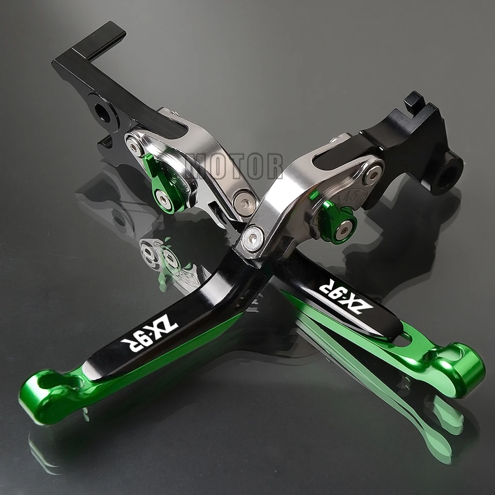 

For Kawasaki ZX9R ZX-9R 1998-2003 1999 2000 2001 2002 CNC Aluminum Motorcycle Brake Clutch Levers Adjustable Folding Extendable