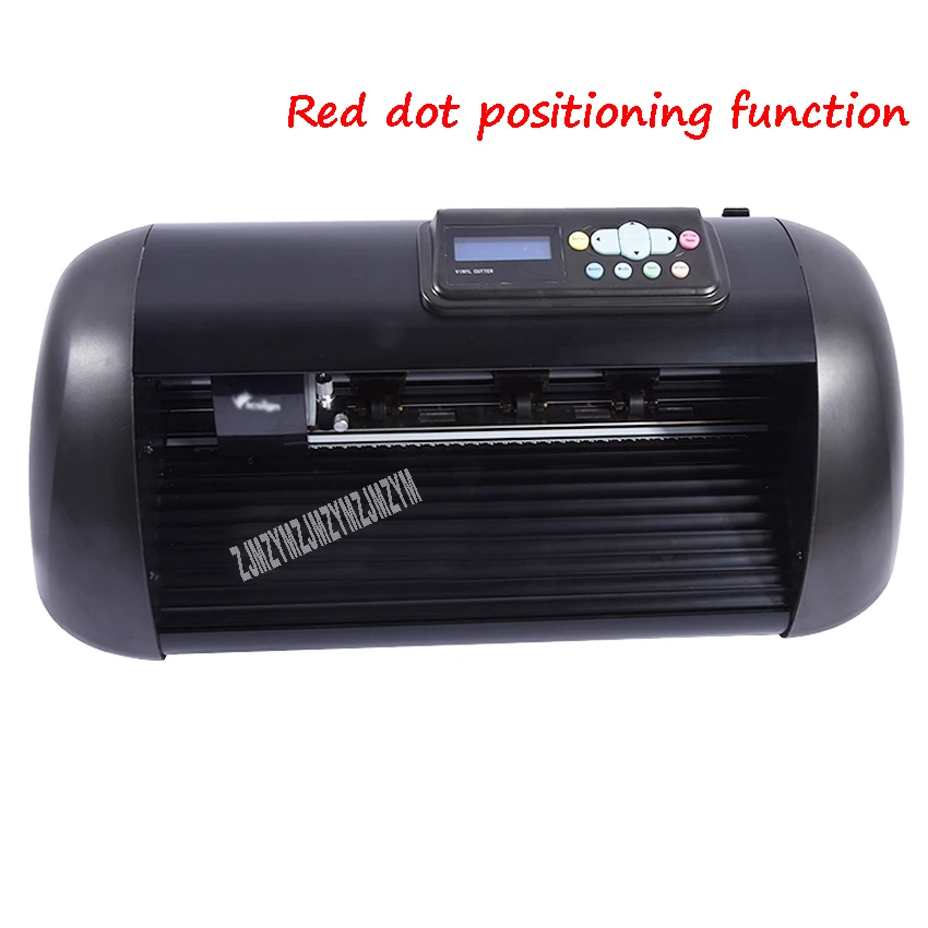 Red dot contour step motor vinyl cutting plotter 90W 415mm Usb flatbed plotter cutter Model HW330 Cut Length 20000mm