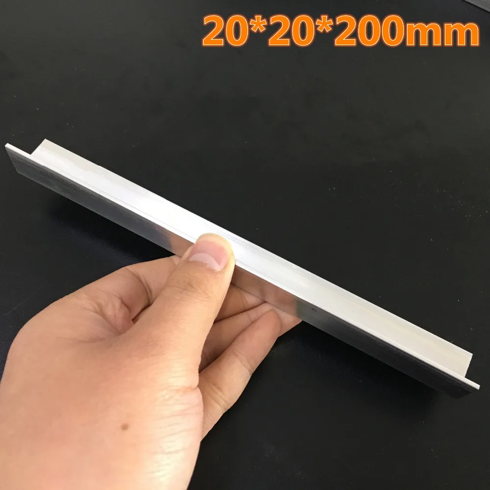 

1pc J013 Angle Aluminum Alloy 20*20*200mm Easy to Incision for Model Car Frame Making Free Shipping Brazil