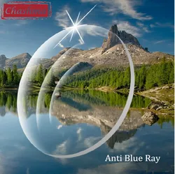 Chashma 1.61 indice MR-8 chiaro colore lente occhio prescrizione Anti blu Ray vetro Computer schermo di lavoro lenti blocco luce blu