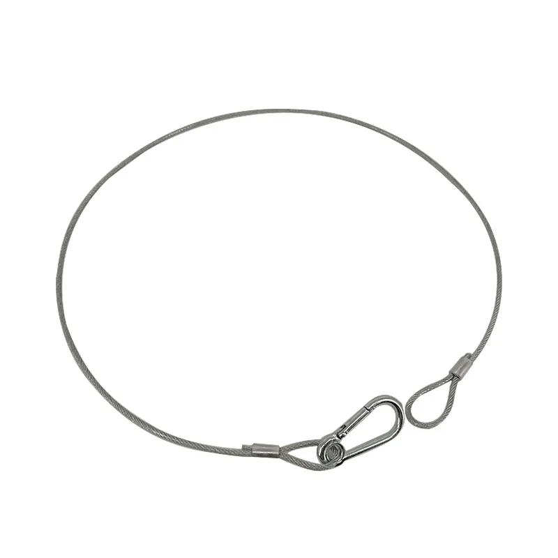 80cm Stainless Steel Rope Load bearing 20kg XR33 Safety Ropes Security Cables for LED Par Moving Head Lighting accessorie