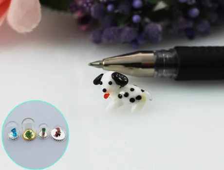 

30pcs 15x11MM Spotted Dog For Jewelry Necklace Making,Wishing bottle findings,glass globe terrarium,drift bottle