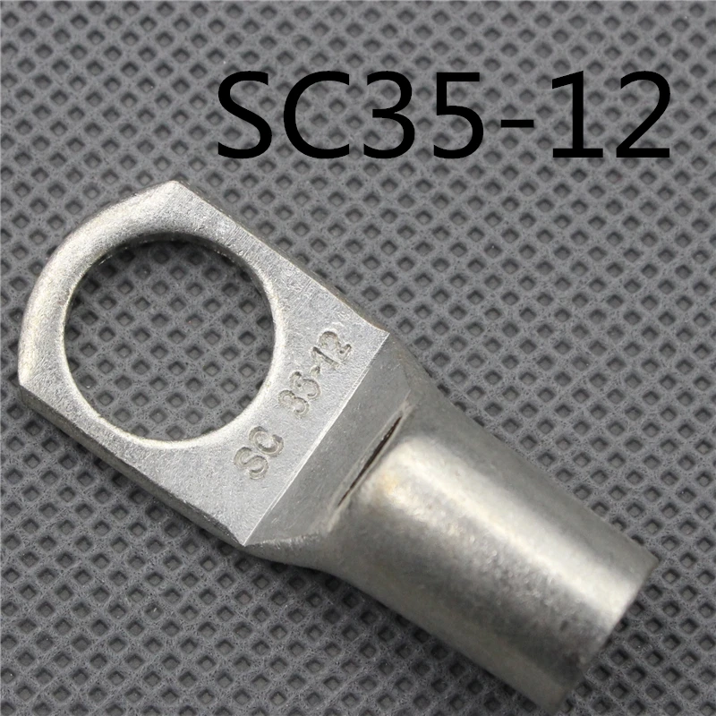 1piece SC(JGK)35-12 tinned copper cable lugs crimp type Electric power fittings equipment contact B type