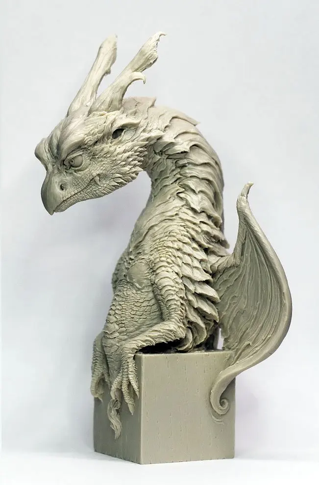 Unpainted Kit 1/8  dragon  youth  high  12.2 cm  figure Historical  Figure Resin  Kit