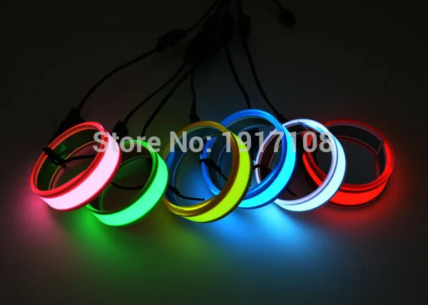 Hot sales 8 Color 1.4X60CM EL Tape EL wire EL Strip For car,house,dispaly,holiday,fest and model, Party Supplies Decoration