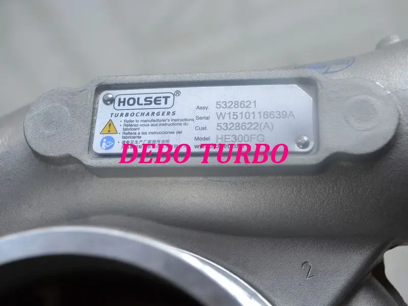 NEW GENUINE HOLSET HE300FG 4038475 4035373 4035374 Turbo Turbocharger for KOMATSU CUMMINS KCEC S6D102 6BTAA 5.9L 154KW 210HP