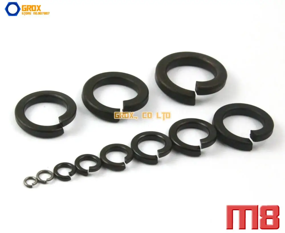 

150 Pieces M8 8.8 Grade Alloy Steel Spring Washer Split Lock Washer