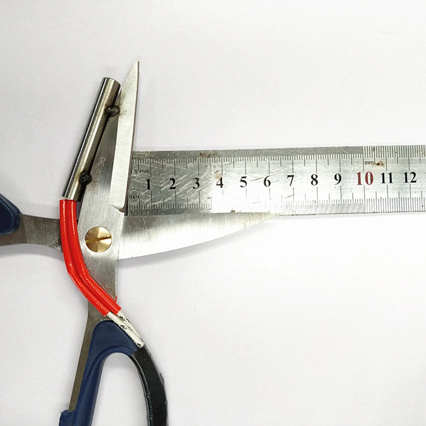 Electric Heating Tailor Scissors Power Hot Scissors Knife Heated Pen Working Indicator For Cloth Cutting Electric Scissors 토리배가위