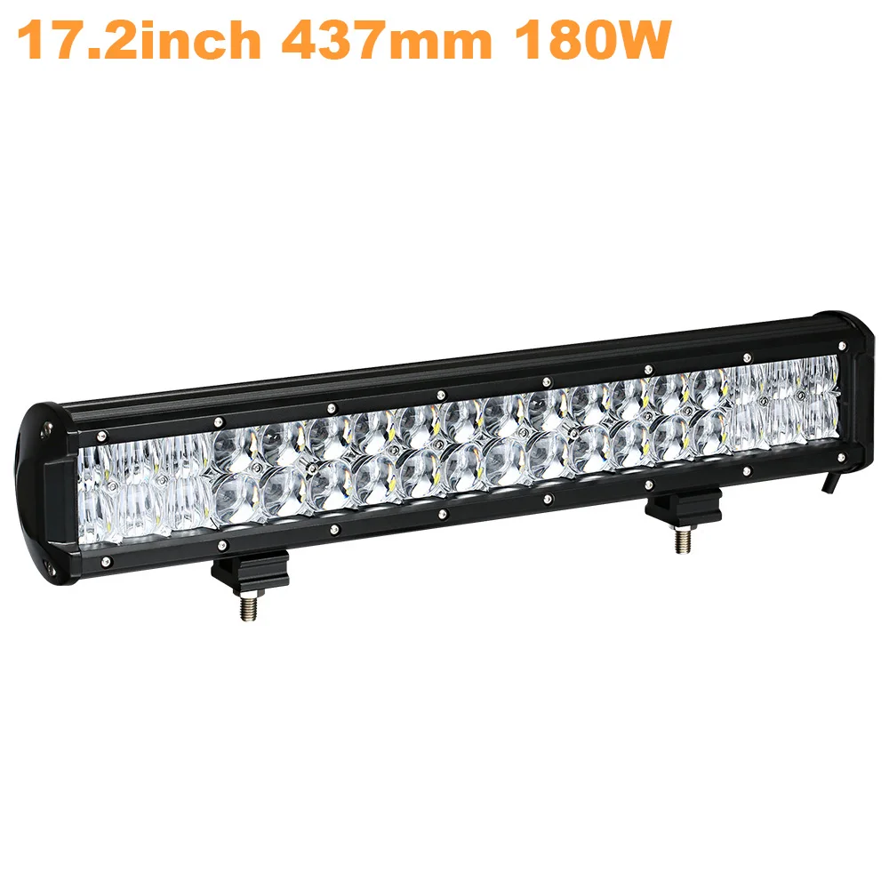 Weketory 4 6.5 9.3 12 17 Inch 30W 60W 90W 120W 180W 5D LED-werklampbalk voor auto Boot Off Road 4WD Truck Auto SUV ATV 12V 24V