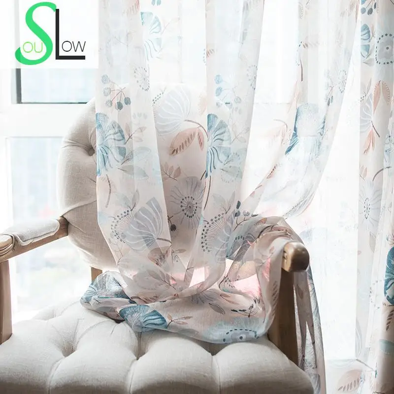 

Занавески Slow Soul, розовые, синие, современные, простые, стильные, льняные, Фотошторы для спальни, гостиной и тюля, готовые