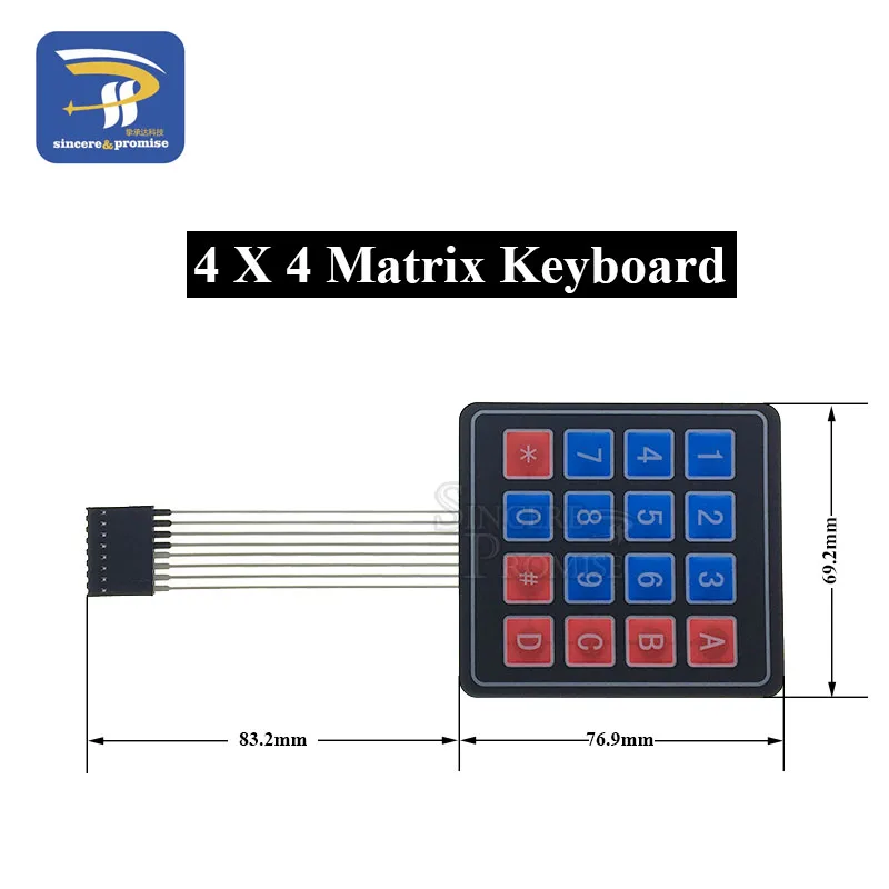 Variant: 4x4 matrix keyboard