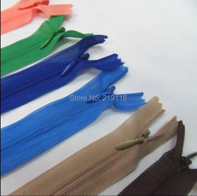 

100 Pcs/ Lot Color zipper Nylon Coil Zippers for Tailor Sewing Tools 30cm,free shipping