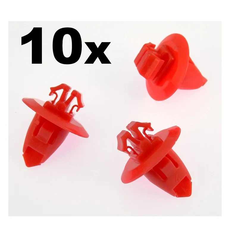 10 x Wheel Flare Push-Type Bumper Fender Retainer Clips 90904-67037 For Toyota