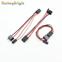 Rockeybright H7 headlight car socket HID Bi-xenon Adapter for H7 male female Splitter For Separated High Beam Headlight Retrofit