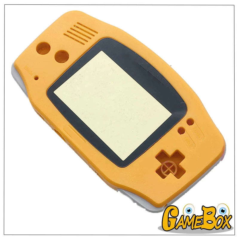 ปลอกหุ้มสำหรับ nintend GBA gameboy adance คอนโซลแบบเต็มเคสพร้อมปุ่มและสกรู