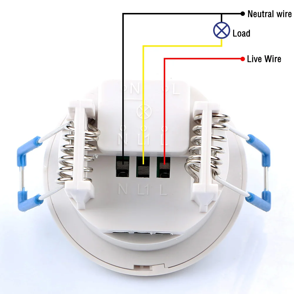 Mini 12V 220V Led pir motion sensor switch 140 /360 Degree Adjustable Security Ceiling PIR Infrared Body Motion Sensor Switch