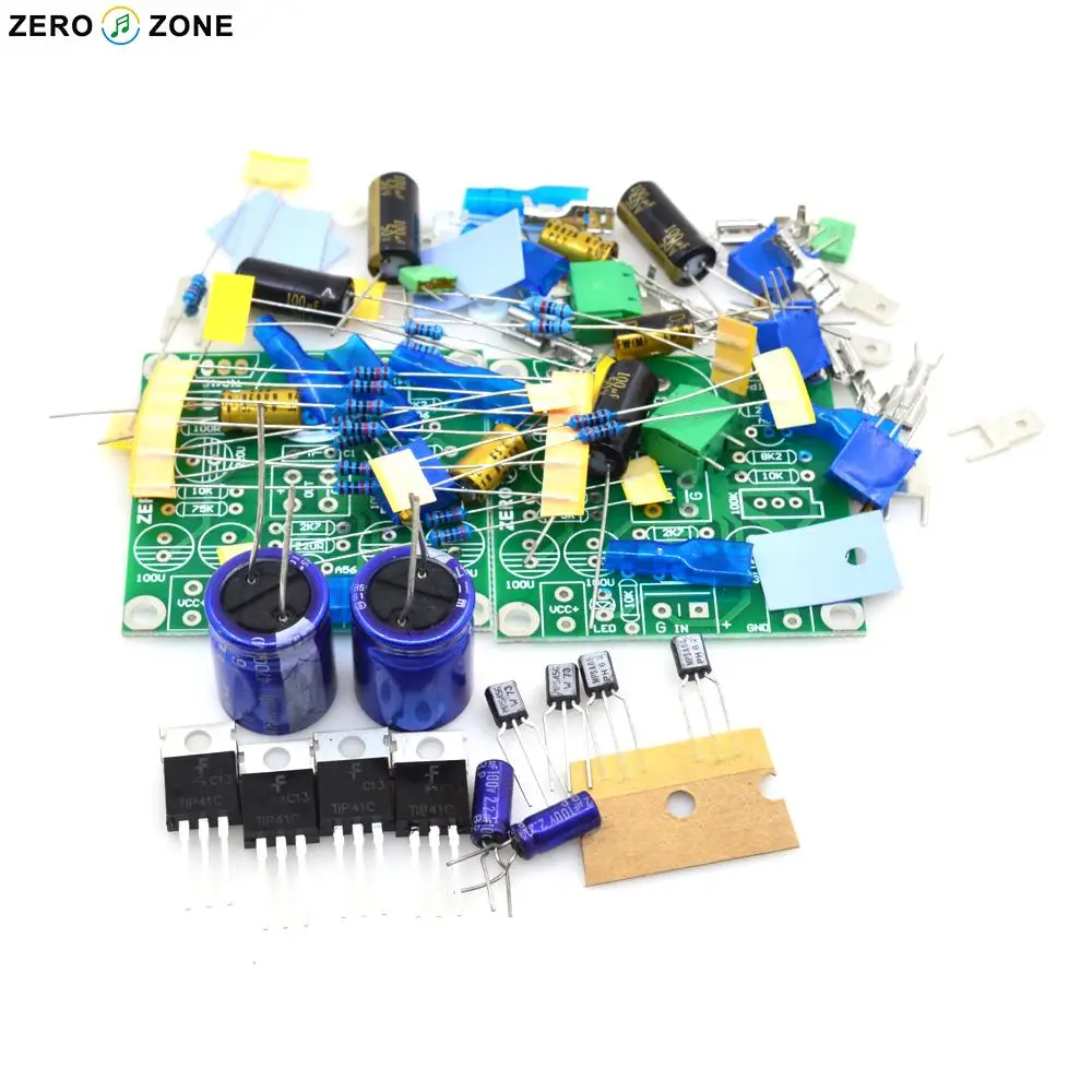 GZLOZONE TIP41C JLH1969เดี่ยว Class A ชุดเครื่องขยายเสียง (2CH)