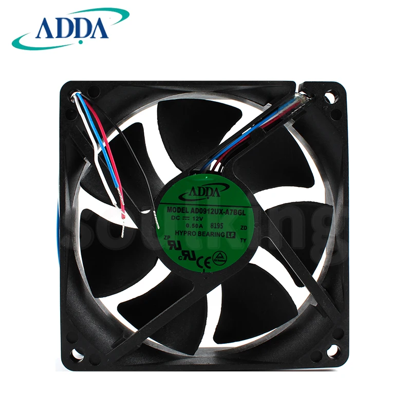 NEW ADDA 9225 DC12V 0.5A AD0912UX-A7BGL 9CMCM cooling fan