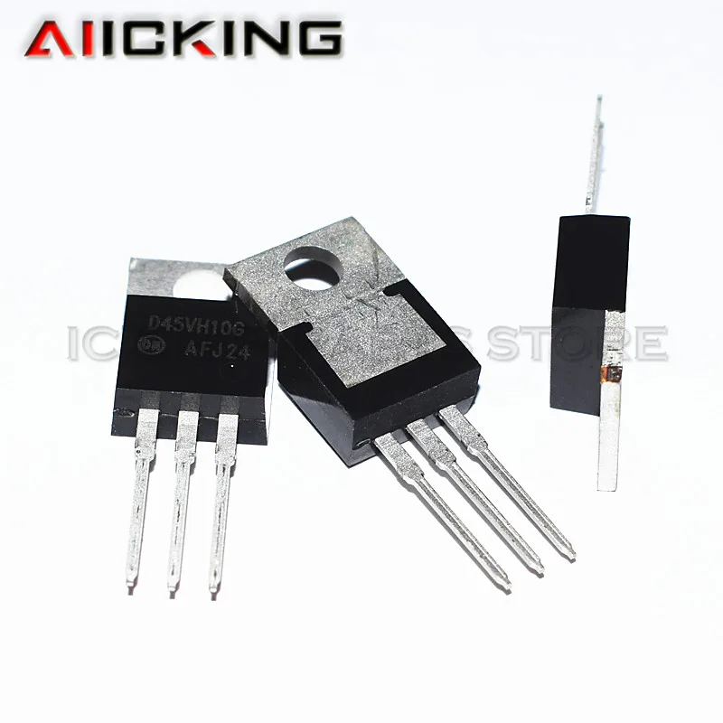 Puce IC intégrée d'origine, D44VH10G, D45H11G, D45VH10G, TO-220, nouveau, en stock, 10 pièces