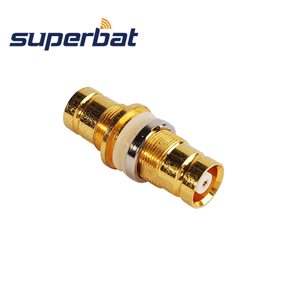 Superbat 5pcs 1.6/5.6(L9) RF Adapter 1.6/5.6 Female to 1.6/5.6 Jack Straight RF Coaxial Connector