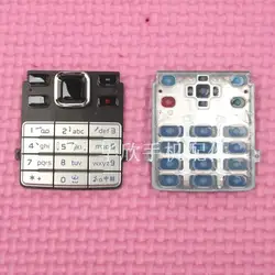 New Ymitn housing For Nokia 6300 Black&Silver New Housings Cover Main Function Keyboards Keypads Buttons Cover Case