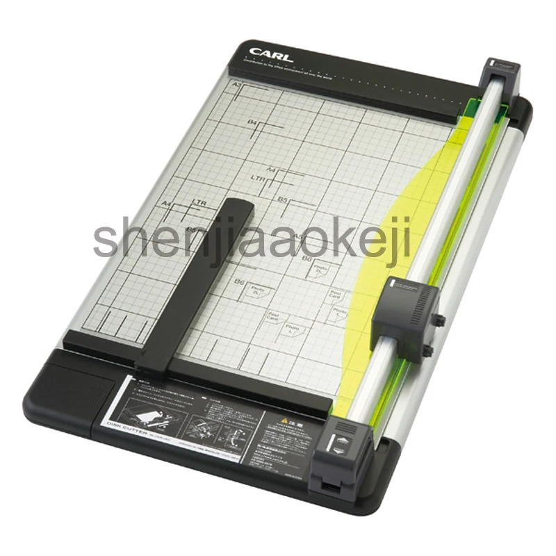 A3 Manual Alloy Paper Trimmer rotary Paper Cutter Photo Cutter Business Card Cutting Machine Roller 430mm max