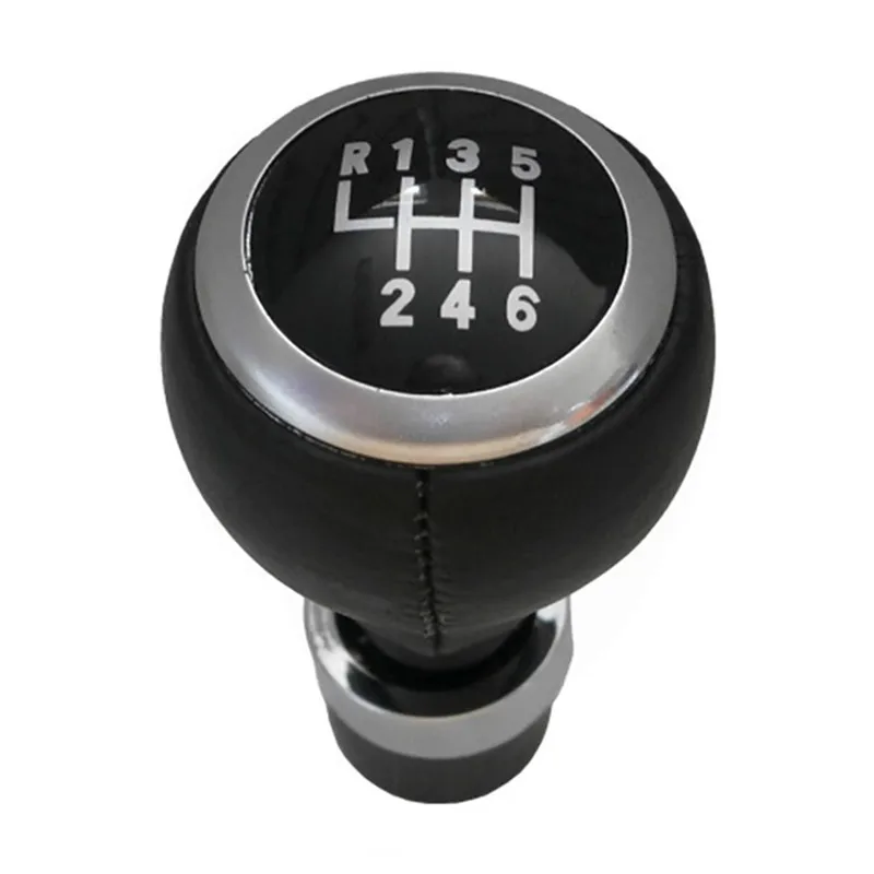 5 Gear 6 Speed Car Shift Gear Knob for Passat B6 B7 CC 3C Bora Golf 4 5 6 Caddy Touran Passat 3B3 Polo With Geninue Leather