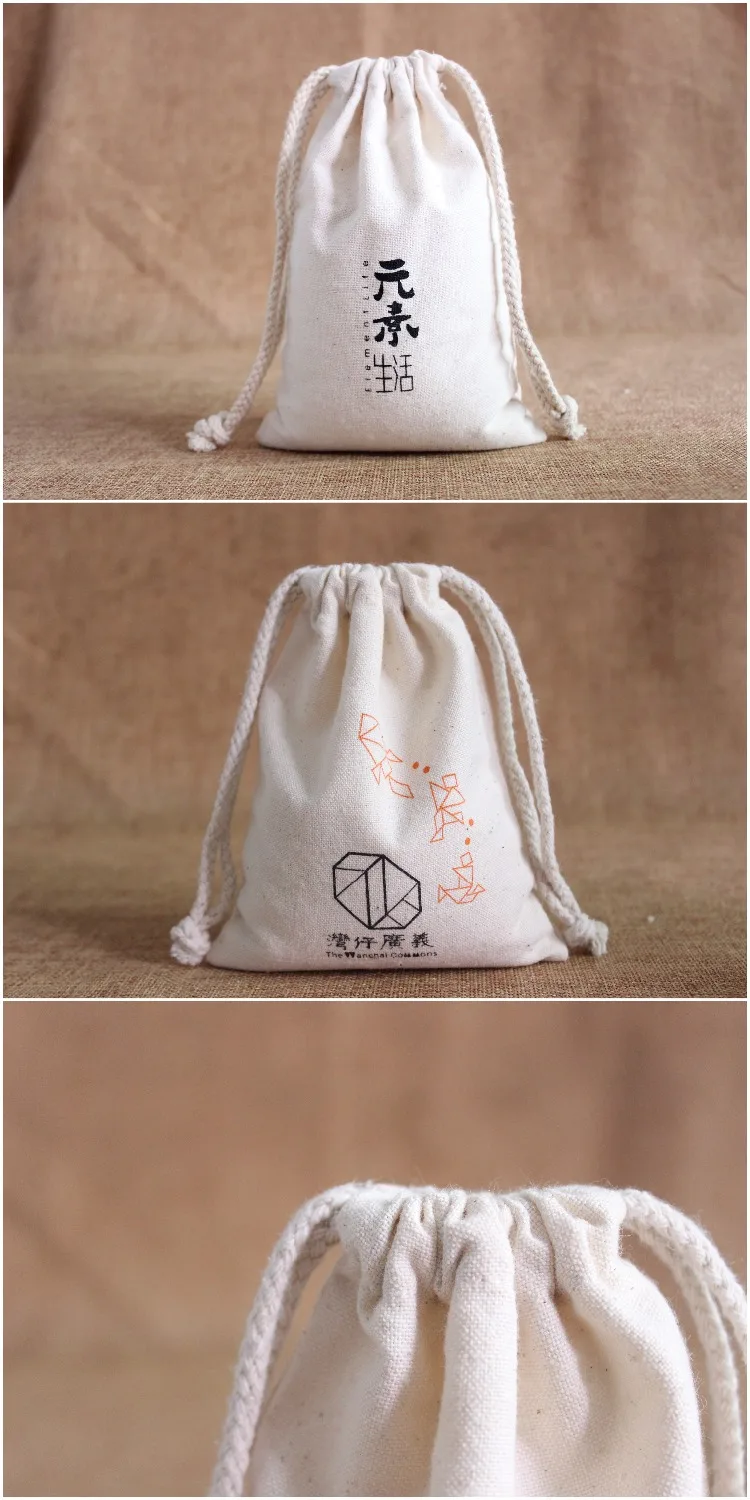 

High quality canvas small drawstring bag,custom gift bags wholesale custom jewelry pouch for gift jewelry toiletry perfume ring