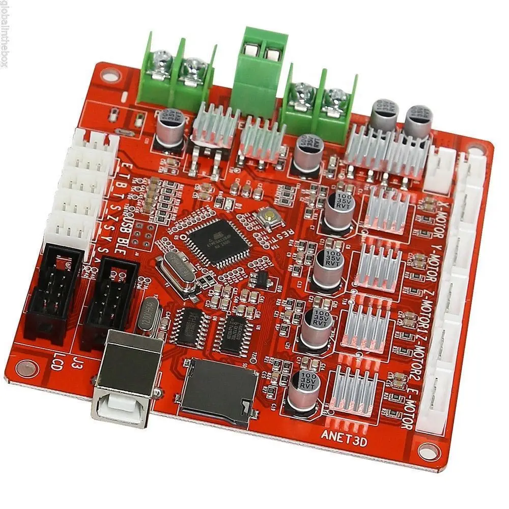 Imagem -03 - Placa de Controle Mainboard para Impressora 3d Placa Mãe para Reprap Ramps1.4 2004 12864lcd Anet a3 a6 a8 Plus E10 E12 E16 V1.7 2004