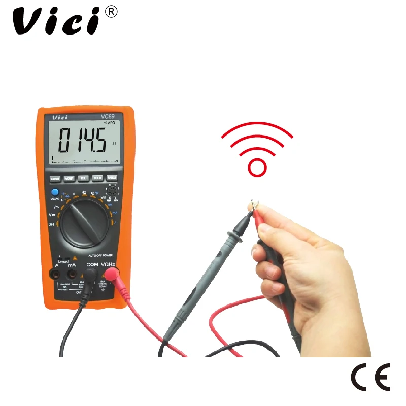 VICI VC99 3 6/7 Auto-range Digital Multimeter DC AC voltage current Resistance Capacitance Meter Tester Ammeter Voltmeter