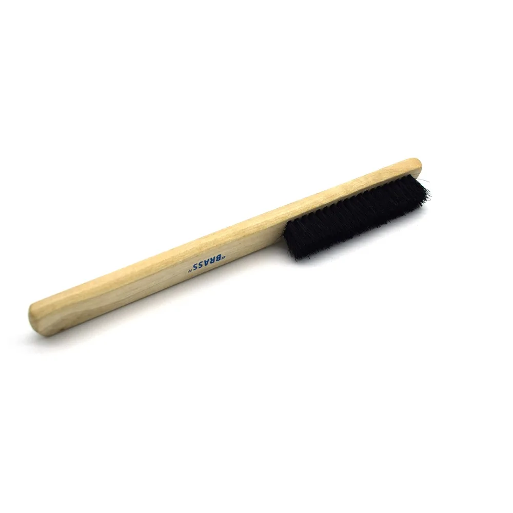 Jewelry Brush Black Bristle with Wooden Handle High Quality Jewellery Tools