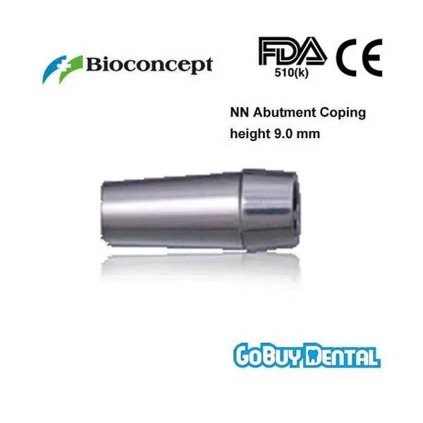 

Straumann Compatible NN Abutment coping, can be trimmed, height 9.0mm(Narrow Neck)