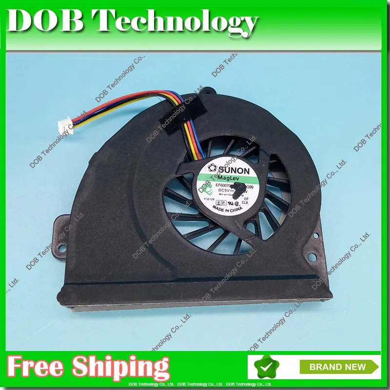 

New Fan For ASUS K53SD K43B K43X K43T K43S K43SJ A43S A53U X53S X53U A43SK X43S K53B 4 Pin laptop CPU Cooling Fan