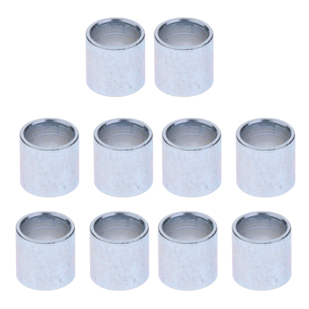 10pcs 10mm Inline Roller Skating Wheels Bearing Spacers Roller Skate Wheels Replacement Skateboard Wheels Bushed Bearing Scooter