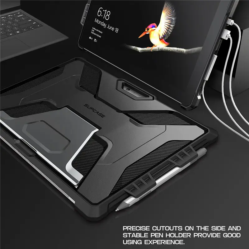 SUPCASE For Surface Pro 7 2019/Pro 6/Pro 5/Pro 4/Pro LTE Case UB PRO Full-Body Kickstand Rugged Cover,Compatible With Keyboard