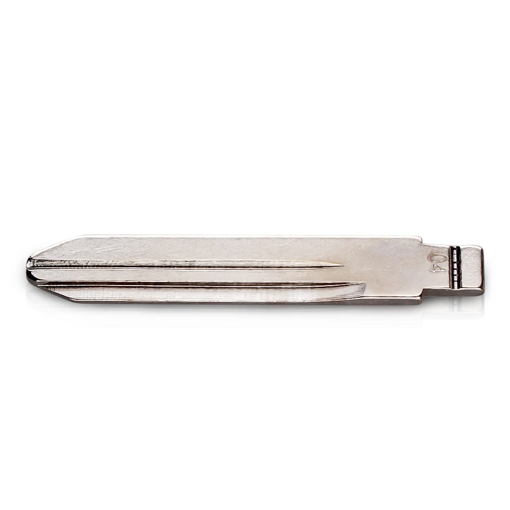 KEYYOU No.04 Replacement Blank Uncut Flip KD Key Blade Type #04 Metal For Chrysler 300C Jeep Dodge Auto Remote CY24 Key Blade