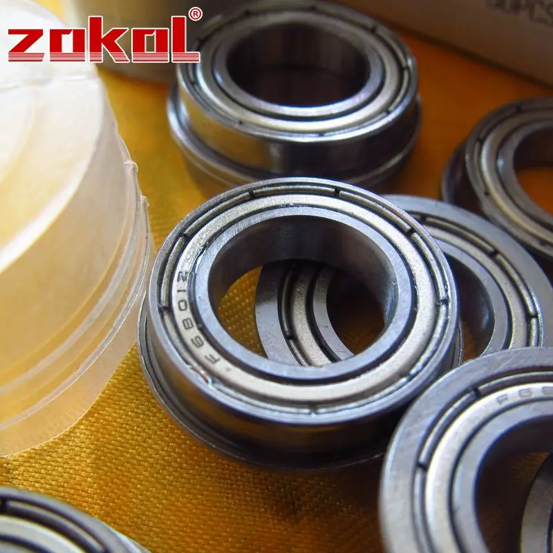 5/100 sztuk / partia F6700 F6701 F6702 F6703 F6704 F6705 F6801 F6802 F6803 F6804 F6805 F6806 F63800 ZZ z łożyskiem kulkowym z kołnierzem głębokorowkowym — zdjęcie 5