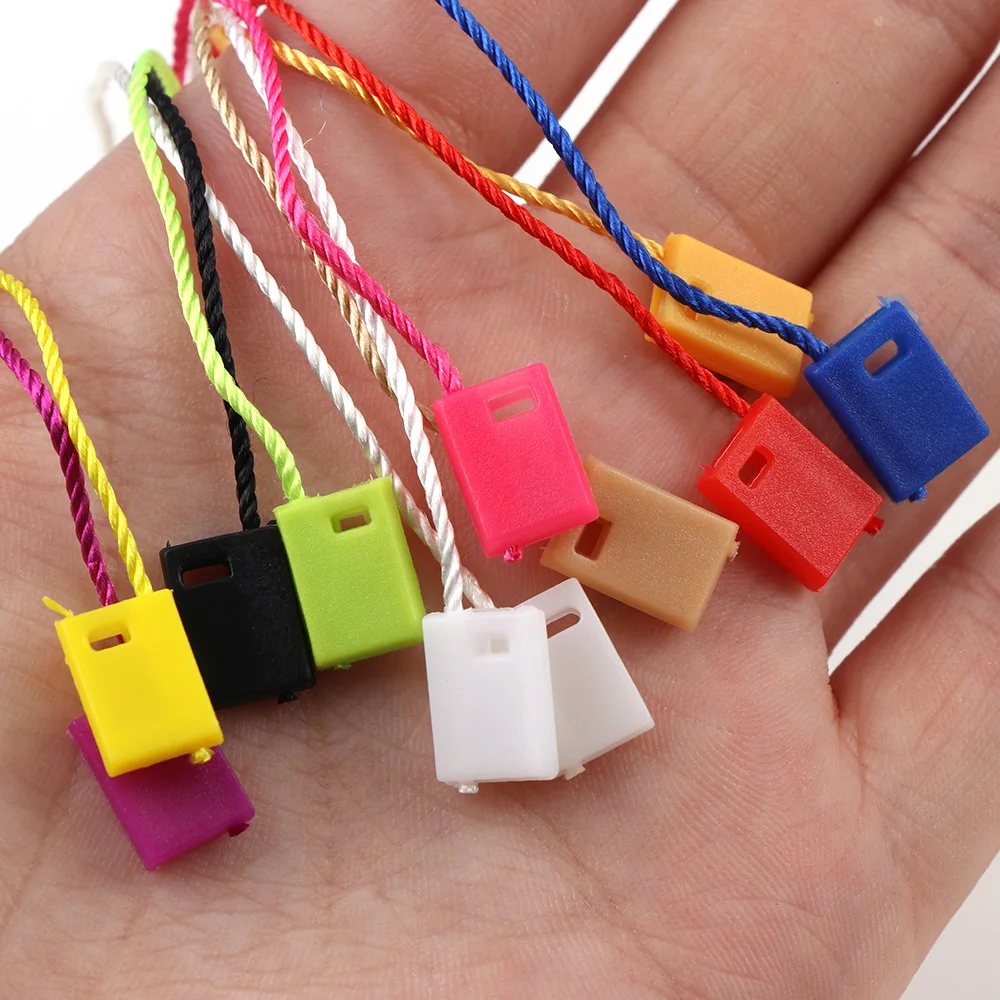 300pcs/lot Clothes SquareTag Rope11 colors Cords Polyester Ganging Tablets For Garment Bag Tags Cards DIY Clothing Accessories