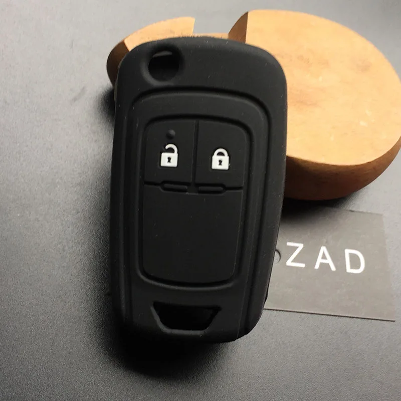 ZAD silicone rubber car key cover case For Chevrolet Cruze Aveo Malibu Cruze Spark Sail for buick Key Case