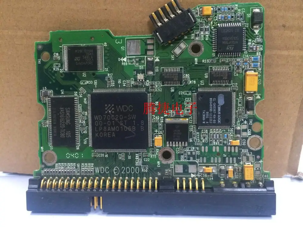 

HDD PCB logic board printed circuit board 2060-001068-001 for WD 3.5 IDE/PATA hard drive repair data recovery