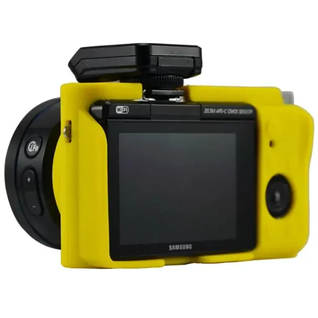 Silicone Camera Cover Case for Samsung NX3000 NX3300 TPU Soft Silicone Rubber Camera Pouch Bag