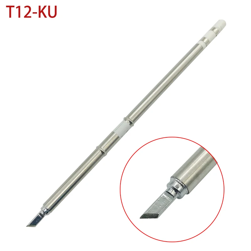 

T12 Electronic Soldering Tips 220v T12-KU Series Iron Solder Tip Welding Tools for FX907/9501 Handle T12 station