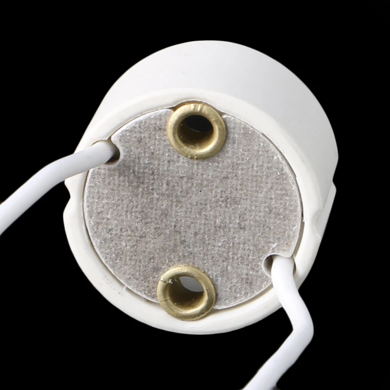 GU10 Socket LED Bulb Halogen Lamp Holder Base Ceramic Wire Connector New